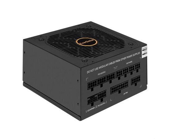  Блок питания Exegate 80 Pus Gold 850VSP FC EX297233RUS 850W (ATX3.0, APFC, КПД 90проц., 120mm fan, 24pin, 2x(4+4)pin, PCIE5.0/12VHPWR 