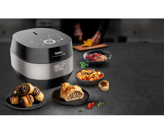  Мультиварка Tefal RK908A32 черный/серебристый 