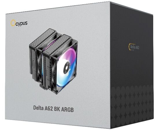  Кулер Ocypus Delta A62 BK ARGB (Delta-A62-BK2NAWN00X-GL) (All sockets, TDP 260W, PWM) 