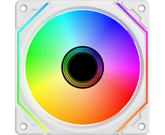  Вентилятор Bloody BD-CF120ARGB5 LCD ARGB (BD-CF120ARGB5-WH) 120х120x25 белый 4-pin 26дБ (упак. 1шт) Ret 