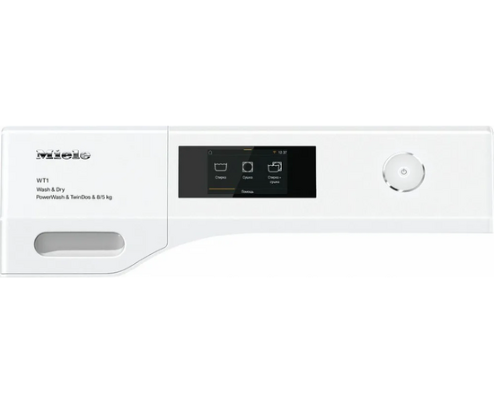  Стирально-сушильная машина Miele WTR870WPM, отдельностоящая 850x596x637 8/5 кг 1600 об/мин 48 дБ SteamCare PowerWash TwinDos MTouch Германия 
