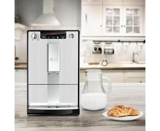  Кофемашина Melitta Caffeo Solo E 950-207 Silver Stripes 