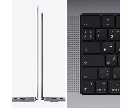  Ноутбук Apple MacBook Pro 16 2021 (MK183RU/A) Space Grey M1 Pro  16-core GPU/16GB/512GB 