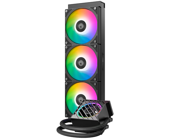  СВО ID-Cooling Dashflow 360 XT Pro, ARGB Soc-AM5/AM4/1200/1700/1851 черный 4-pin 16-34dB Al+Cu 350W Ret 