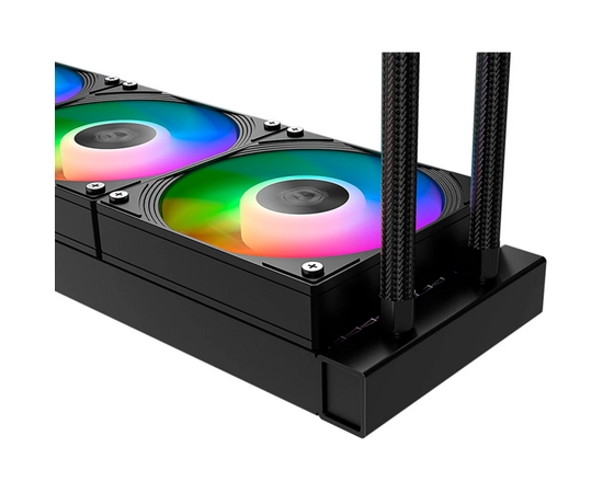  СВО ID-Cooling Dashflow 360 XT Pro, ARGB Soc-AM5/AM4/1200/1700/1851 черный 4-pin 16-34dB Al+Cu 350W Ret 