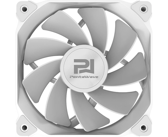  Вентилятор PentaWave PF-K12WS-R PWM / Reverse Blade /120mm 4 pin MHDB 600-1700rpm 72,6CFM 29.6dBA / White 