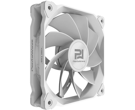  Вентилятор PentaWave PF-K12WS-R PWM / Reverse Blade /120mm 4 pin MHDB 600-1700rpm 72,6CFM 29.6dBA / White 