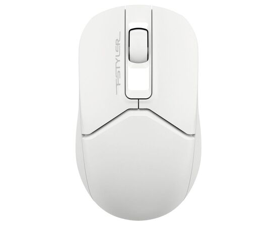  Мышь A4Tech Fstyler FB12 белый оптич. 1200dpi беспров. BT/Radio USB 3but (FB12 WHITE) 