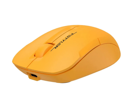  Мышь A4Tech Fstyler FG15C Air2 желтый оптич. 1200dpi беспров. USB для ноутбука 3but 