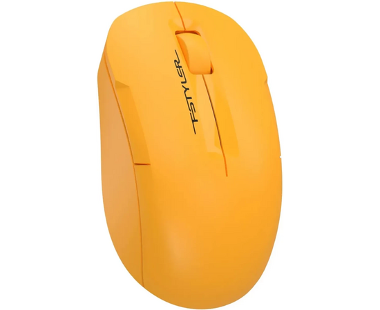  Мышь A4Tech Fstyler FG15C Air2 желтый оптич. 1200dpi беспров. USB для ноутбука 3but 
