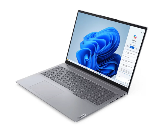  Ноутбук Lenovo Thinkbook 16 G7 IML (21MS0028GQ) 16", IPS, Intel Core Ultra 5 125U 3.6ГГц, 12 ядер, 8ГБ DDR5, 512ГБ SSD, Intel Graphics, без ОС серый 