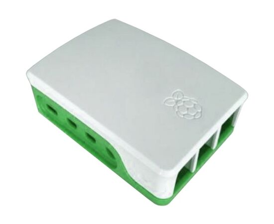  Корпус ACD RA601 White+Green ABS Case for Raspberry 4B 