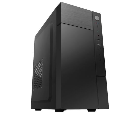  Корпус FOXLINE Forza FZ-017-SX450R mATX case, black, w/PSU 450W 12cm, w/2xUSB2.0, w/pwr cord, w/o Fan 