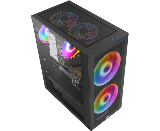  Корпус Formula Air Power G5 Duo черный без БП ATX 5x120mm 3x140mm 1xUSB3.0 1xUSB3.1 audio bott PSU 