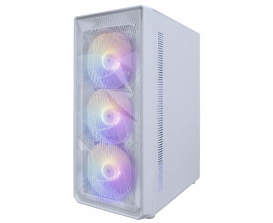  Корпус 1STPLAYER FD3-M White (FD3-M-WH-4F1-W) / mATX / 4x120mm LED fans 