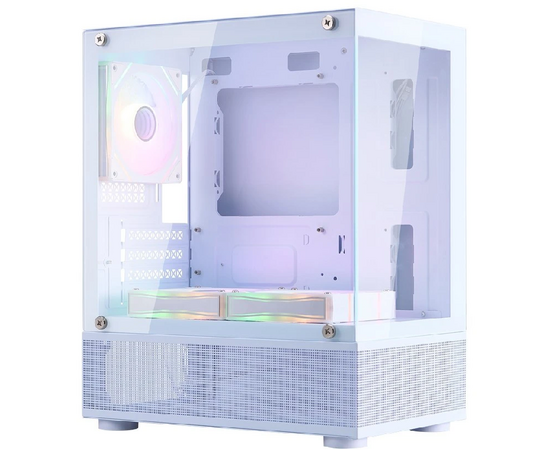  Корпус 1STPLAYER Miku Mi2-A ARGB White (Mi2-A-WH-2FC7R-W-1FC7-W) / mATX / 3x120mm ARGB fans 