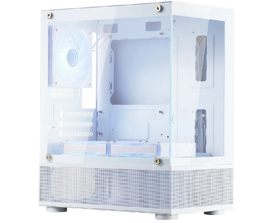 Корпус 1STPLAYER Miku Mi2-A ARGB White (Mi2-A-WH-2FC7R-W-1FC7-W) / mATX / 3x120mm ARGB fans 