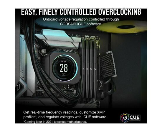  ОЗУ CORSAIR Vengeance Black (CMK32GX5M2B5600C40) 32GB U-DIMM DDR5, 5600МГц, CL40 (Kit of 2) XMP 3.0 