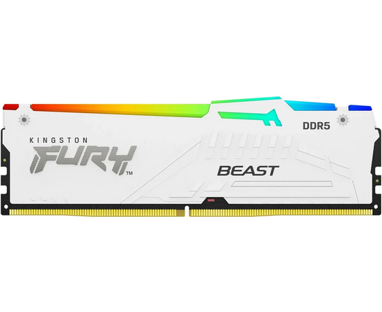  ОЗУ Kingston Fury Beast KF560C30BWA-16 DDR5 - 1x 16ГБ 6000МГц, DIMM, White, Ret 