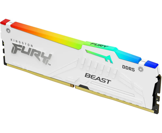  ОЗУ Kingston Fury Beast KF560C30BWA-16 DDR5 - 1x 16ГБ 6000МГц, DIMM, White, Ret 