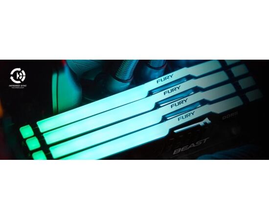  ОЗУ Kingston Fury Beast Black Expo KF560C30BBEAK2-16 DDR5 - 2x 8ГБ 6000МГц, DIMM, Ret 