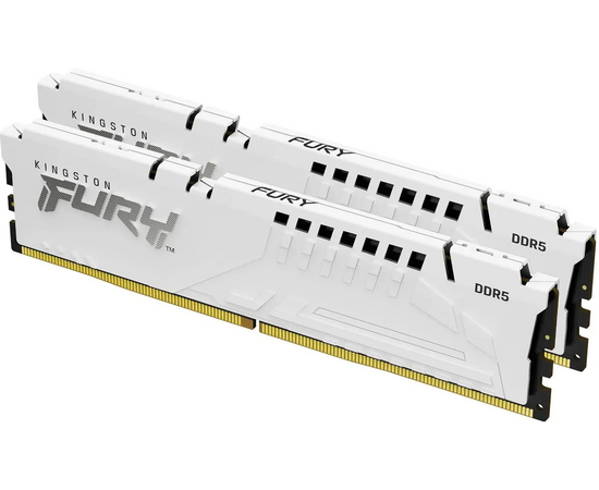  ОЗУ Kingston Fury Beast KF560C30BWEK2-32 DDR5 - 2x 16ГБ 6000МГц, DIMM, White, Ret 