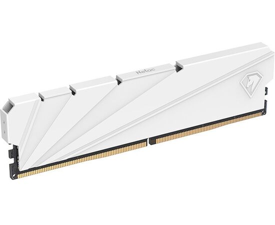 ОЗУ Netac Shadow S NTSSD4P32DP-32W 32GB (2x16GB) DDR4 3200MHz CL16 1.35V / White / with radiator 