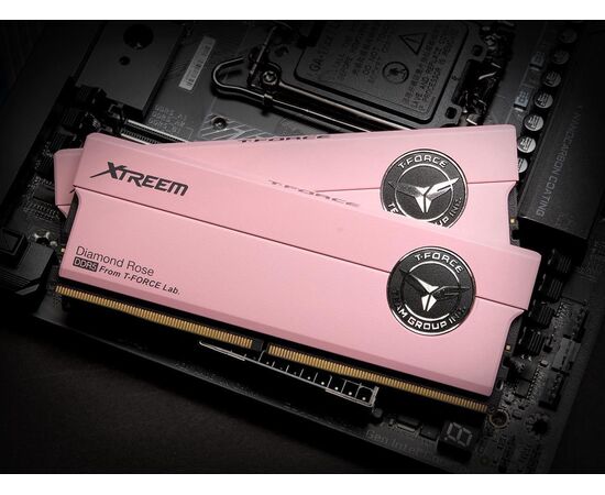  ОЗУ DDR5 TEAMGROUP T-Force Xtreem (FFPD532G7600HC36FDC01) 32GB (2x16GB) 7600MHz CL36 (36-45-45-84) 1.40V / Pink 
