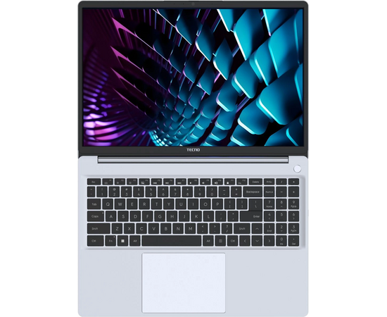  Ноутбук Tecno MegaBook K16SDA Ryzen 5 7430U/8Gb/SSD256Gb/16"/IPS/WUXGA/W11H/silver/6060mAh 71003300425 