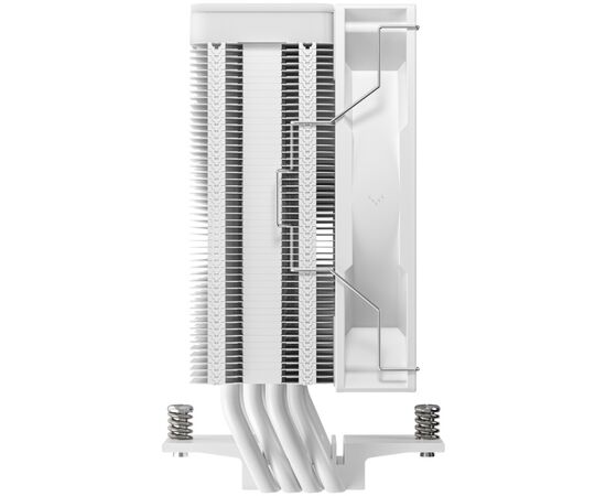  Кулер DEEPCOOL AG400 WH ARGB V2 LGA1851/1700/1200/115X/AM5/AM4 (TDP 220W, PWM, ARGB Fan 120mm, 4 тепл. трубки, белый) Ret 