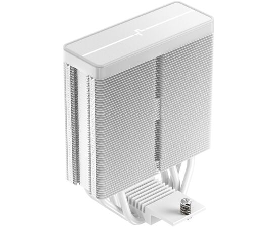  Кулер DEEPCOOL AG400 WH ARGB V2 LGA1851/1700/1200/115X/AM5/AM4 (TDP 220W, PWM, ARGB Fan 120mm, 4 тепл. трубки, белый) Ret 