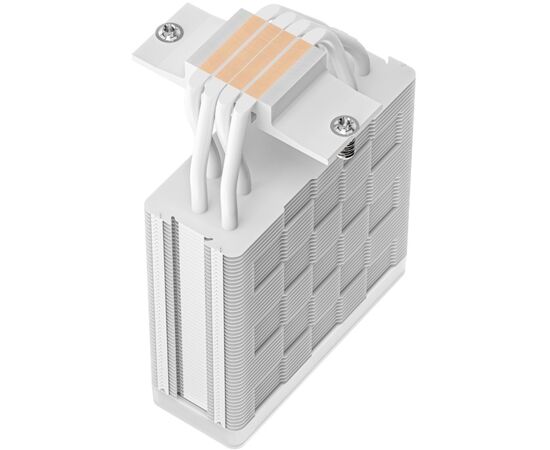  Кулер DEEPCOOL AG400 WH ARGB V2 LGA1851/1700/1200/115X/AM5/AM4 (TDP 220W, PWM, ARGB Fan 120mm, 4 тепл. трубки, белый) Ret 