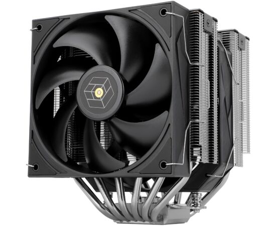  Кулер Thermalright Royal Knight 120 (RK120) 4-pin PWM, 156mm, Ni/Cu, 6x6mm, 2x120mm, 80.45CFM/56.36CFM, 29.4dBA/28.4dBA, 2150RPM/1900RPM 