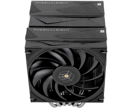  Кулер Thermalright Royal Knight 120 (RK120) 4-pin PWM, 156mm, Ni/Cu, 6x6mm, 2x120mm, 80.45CFM/56.36CFM, 29.4dBA/28.4dBA, 2150RPM/1900RPM 
