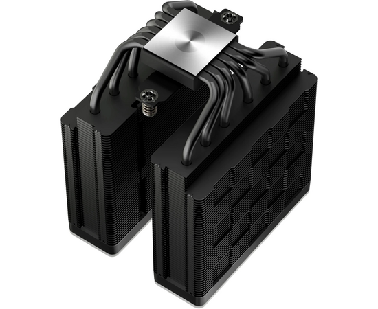  Кулер DEEPCOOL AG620 BK ARGB V2 LGA20XX/1700/1200/115X/AM5/AM4 (TDP 260W, PWM, ARGB Dual Fan 120mm, 6 тепл. трубок, черный) Ret 
