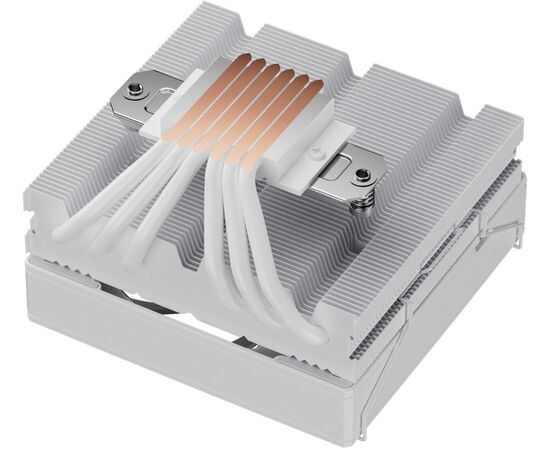  Кулер upHere H85TC6 White ARGB / 6HPx6mm, 180W TDP, top flow, 1x120mm ARGB fan, 600-1650RPM, 68 CFM, 25dBA 