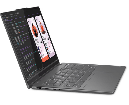  Ноутбук Lenovo Yoga 7 2-in-1 14AHP9 (83DK006SRK) 14"(1920x1200 IPS)/Touch/AMD Ryzen 5 8640HS(3.5Ghz)/16384Mb/1024SSDGb/noDVD/Int:AMD Radeon 760M 