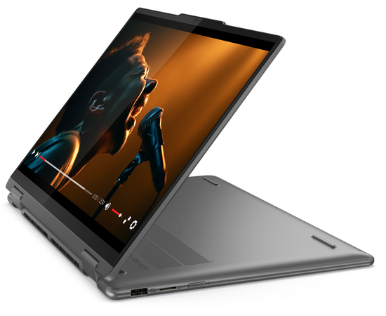  Ноутбук Lenovo Yoga 7 2-in-1 14AHP9 (83DK006SRK) 14"(1920x1200 IPS)/Touch/AMD Ryzen 5 8640HS(3.5Ghz)/16384Mb/1024SSDGb/noDVD/Int:AMD Radeon 760M 
