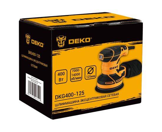  ЭШМ DEKO DKG400-125 (085-1100) 400 Вт с набором кругов 36 шт. 